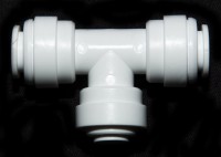 Fitting "T"kus, trubka 1/4" - 2xtrubka 3/8"